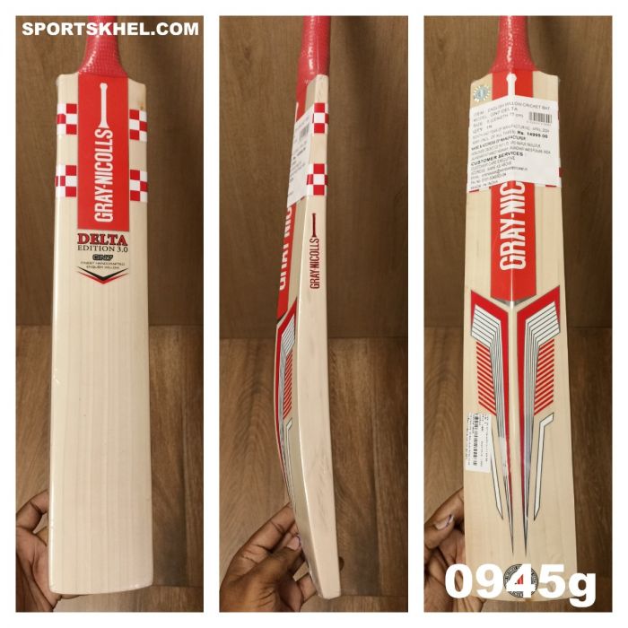 Gray Nicolls GN7 Delta Edition 3.0 English Willow Cricket Bat Size 5