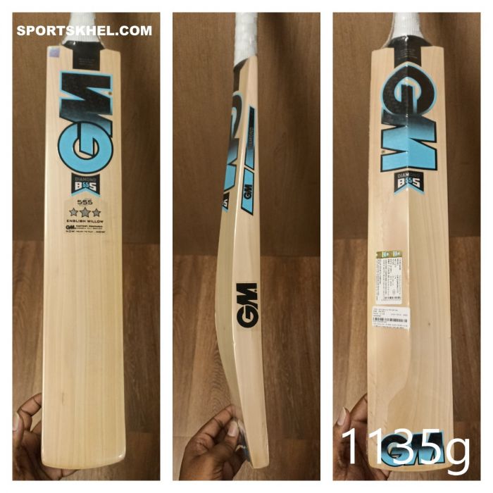 GM Diamond 555 English Willow Cricket Bat Size Men