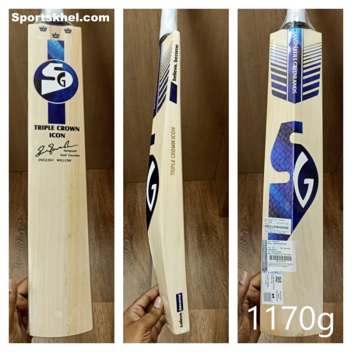 SG Triple Crown Icon English Willow Cricket Bat Size Men