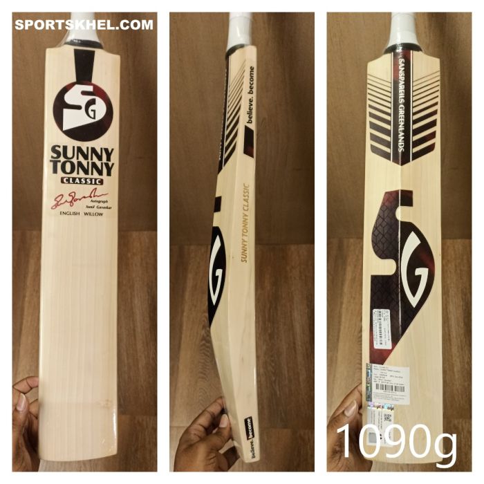 SG Sunny Tonny Classic English Willow Cricket Bat Size Harrow