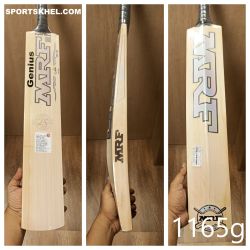 MRF Genius Grand Silver Edition English Willow Cricket Bat Size Men