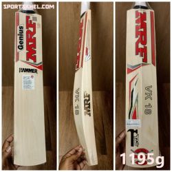 MRF Genius Hammer VK 18 English Willow Cricket Bat Size Men